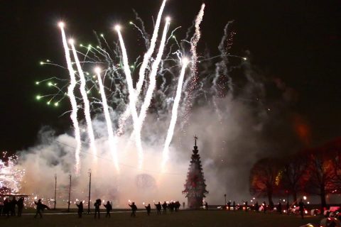 Открытие фестиваля Огня в Петербурге
